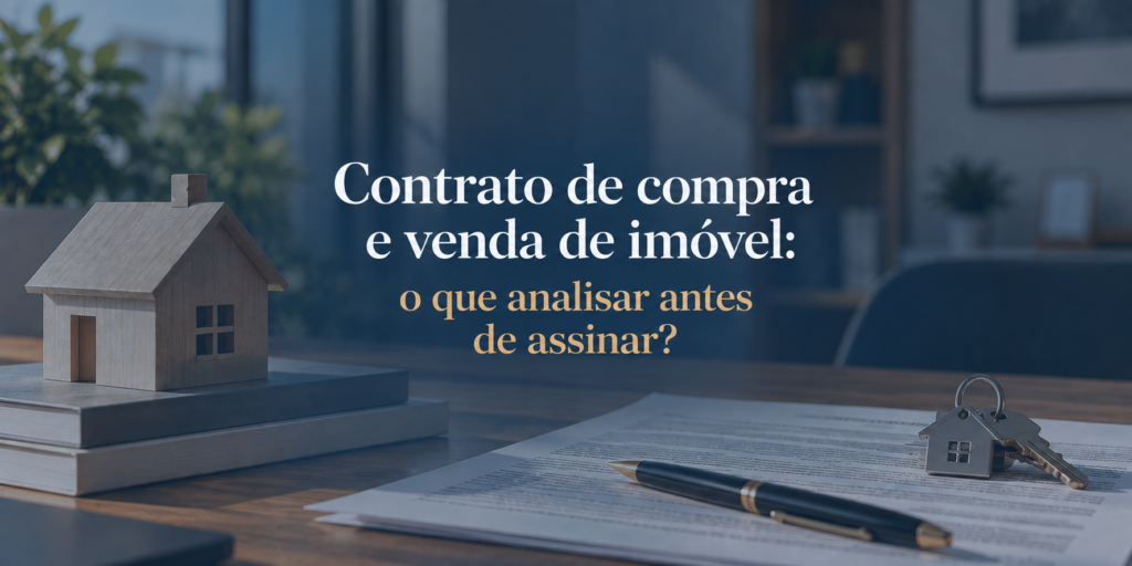 Contrato de compra e venda de imóvel: o que analisar antes de assinar?